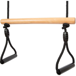 Huśtawka trapez i obręcze gimnastyczne koła Black Line