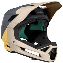 LAZER Kask rowerowy Cage KinetiCore Piaskowy Full Face