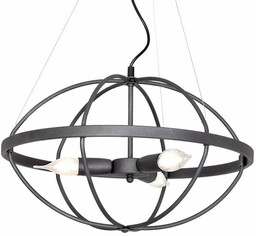 Aldex Lampa wisząca ADX 804E/21 okrągła druciana klatka