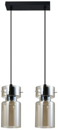 Podwójna lampa wisząca Nivio dymna 2xE27 LP-2811/2L AM