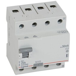 WYŁĄCZNIK RÓŻNICOWOPRĄDOWY RX 4P 25A 30MA TYP AC