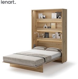 Półkotapczan Lenart BED CONCEPT BC-01 pionowy 140 dąb
