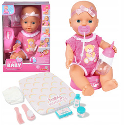 Lalka New Born 30CM Nocnik Smoczek Butelka Mata