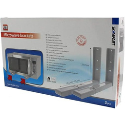 Scanpart 7300005510 uchwyt do kuchenki mikrofalowej, biały