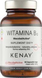 Kenay, Witamina B12 MecobalActive, 60 kapsułek