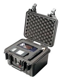 Peli 1300 z gąbką - wodoodporna, pancerna skrzynia