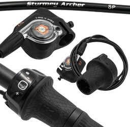 Sturmey-archer Manetka przerzutki piasty Sturmey Archer TSSS7