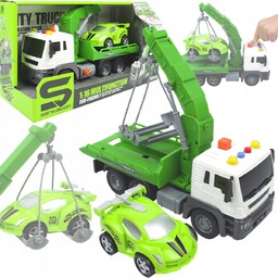 LT517 LAWETA ZIELONA HOLOWNIK AUTO SAMOCHÓD POMOC DROGOWA
