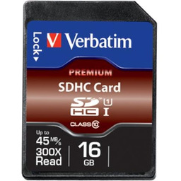 Karta pamięci VERBATIM SDHC, 16 GB