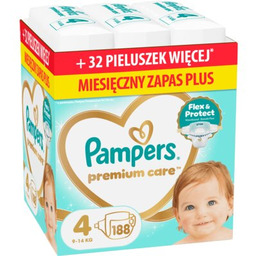 PAMPERS Pieluchy Premium Care 4 (188 szt.)