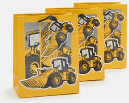 Sinsay - Torby prezentowe 3 pack - Pomarańczowy