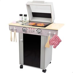 Teamson - Grill zabawka przenośna drewniana Teamson (85399)
