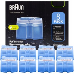 8x Wkład Płyn Wymienny do Golarek Braun Ccr