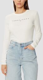 TOMMY JEANS Biały damski longsleeve, Rozmiar M