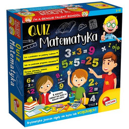 LISCIANI Gra planszowa I''m a Genius Quiz Matematyka