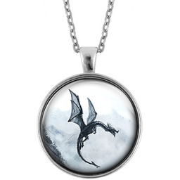 Pakamera Medalion - Czarny smok - duży