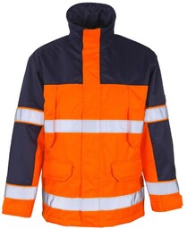 PARKA MASCOT SAFE IMAGE SAVONA 00930-880; POMARAŃCZ HI-VIS/GRANAT