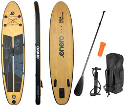 ENERO Deska do pływania Sup nadmuchiwana NEPTUN WOODEN