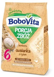 BOBOVITA Porcja zbóż Owsianka bezmleczna z ryżem po