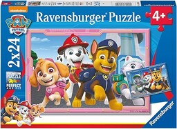 Ravensburger Psi Patrol 2 x 24-częściowe puzzle