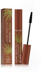 Tusz do rzęs brązowy CBD Revers Cosmetics wydłużający,