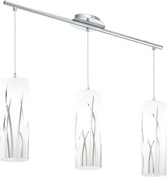 EGLO Lampa wisząca Rivato, 3-punktowa lampa wisząca, elegancka,