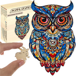 Puzzle Drewniane Układanka Edukacyjna Klocki dla Dzieci Dorosłych