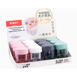 Temperówka podwójna z pojemnikiem M&G (12szt)