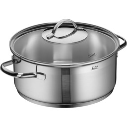 Silit Achat Garnek, srebrny, 24 cm, 4,1 l