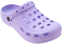 Klapki chodaki ogrodowe pianka EVA F-002 lila