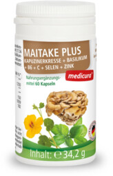 GRZYBY MAITAKE Z NASTURCJĄ, BAZYLIĄ, WITAMINĄ B6, C,