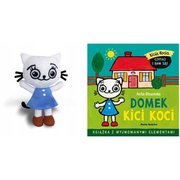 Pakiet: Maskotka Kici Koci (30cm) Książka Domek Kici
