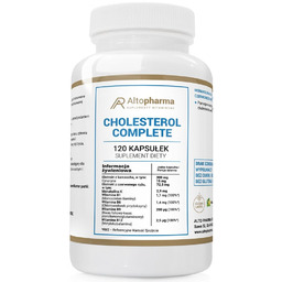 ALTOPHARMA Cholesterol Complete suplement diety 120 kapsułek