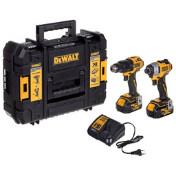 DEWALT Zestaw narzędzi Combo 18V 2x4,0Ah DCK2062M2T