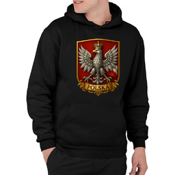 Polska - Orzeł Biały V3 - męska bluza
