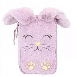 Piórnik potrójny z wyp Astrabag Fluffy Bunny Astra.