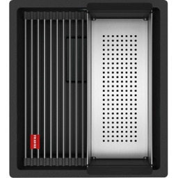 Franke Kanon KNG 110-37 Fragranite Czarny Zlewozmywak prostokątny