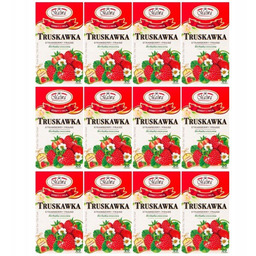 Malwa Herbatka owocowa o smaku truskawkowym 40 g