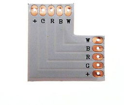 Złączka narożna PCB do taśm led RGBW 12mm