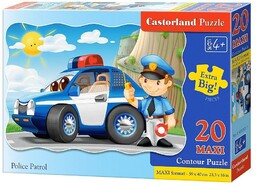 Castorland Puzzle 20 maxi - Police Patrol