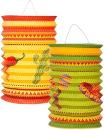 Boland 54403 - Papierowe lampiony Fiesta, 2 sztuki,