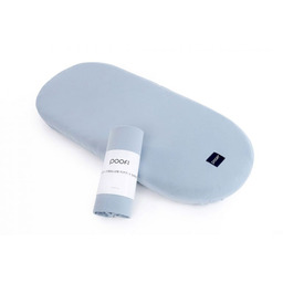Poofi Prześcieradło do wózka organic 35x75 Dusty blue