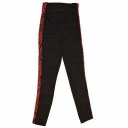 Legginsy Czarne Damskie Lampas Rozmiar XS *Zara*