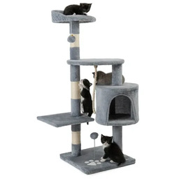 Lionto Drapak dla Kota 60x40x112cm Jasnoszary - Po