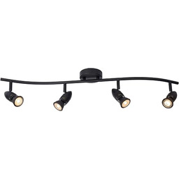 Lucide Lampa Caro, metal, 20 W, czarna