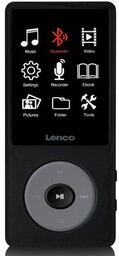 LENCO Odtwarzacz MP3/MP4 Xemio-860BK Czarno-szary