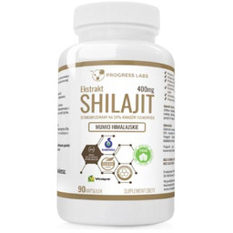 Progress Labs Shilajit ekstrakt 400 mg, 90 kaps.