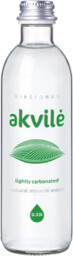 Akvile Naturalna woda mineralna lekko gazowana 330 ml