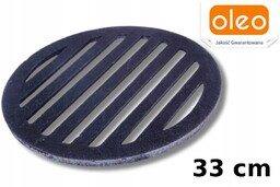 Ruszt Do Pieca Okrągły Żeliwny Średnica Fi 33cm