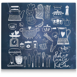ZELLER Szklana płyta ochronna LOVELY KITCHEN na kuchenkę